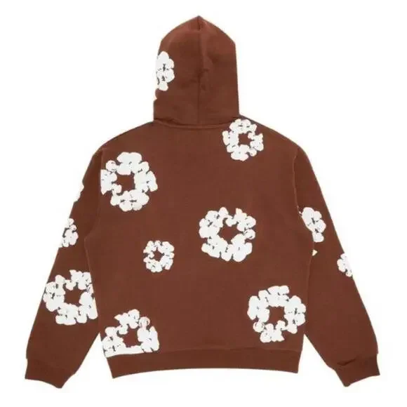 Denim Tears Brown Cotton Wreath Hoodie - Medium - Picture 2 of 4